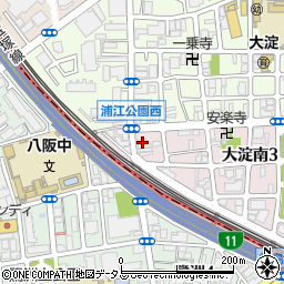 神崎ガスセンター周辺の地図