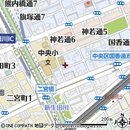 兵庫県神戸市中央区国香通6丁目3-8周辺の地図
