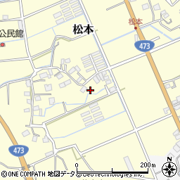 静岡県牧之原市松本109周辺の地図