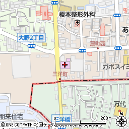 キコーナ大東店周辺の地図