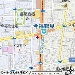 ガイア今福鶴見店周辺の地図