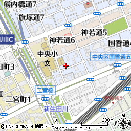 兵庫県神戸市中央区国香通6丁目3-7周辺の地図