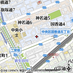 兵庫県神戸市中央区国香通6丁目1-17周辺の地図