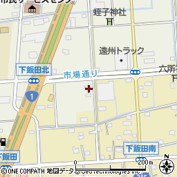 静岡県浜松市中央区飯田町1147周辺の地図