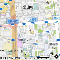 鮨 彩月 大阪梅田店周辺の地図
