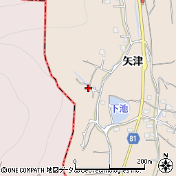 岡山県岡山市東区矢津1704周辺の地図