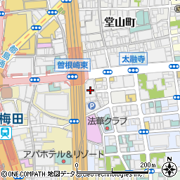 絆物語 梅田店周辺の地図