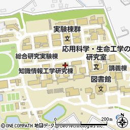 豊橋技術科学大学　学生課周辺の地図
