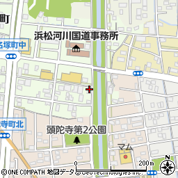 田米織布工場周辺の地図