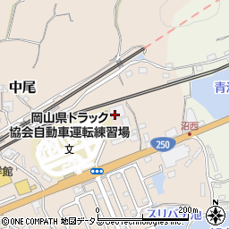 岡山県岡山市東区中尾380-2周辺の地図