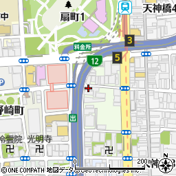 大阪府大阪市北区末広町2-24周辺の地図