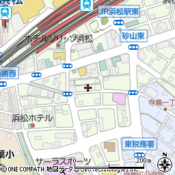 浜松砂山郵便局周辺の地図