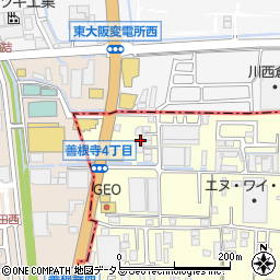 無添くら寿司 外環東大阪店周辺の地図