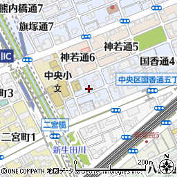 兵庫県神戸市中央区国香通6丁目3-6周辺の地図