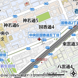 兵庫県神戸市中央区国香通5丁目1-3周辺の地図