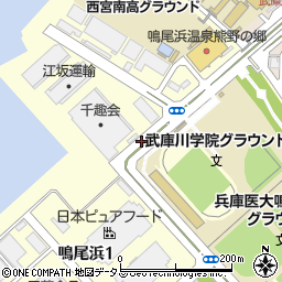 鳴尾浜一丁目周辺の地図