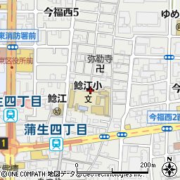 大阪市立鯰江小学校周辺の地図