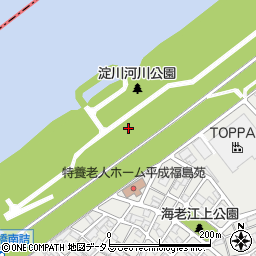 淀川河川公園トイレ１周辺の地図