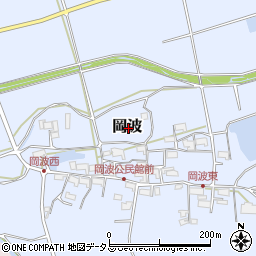 三重県伊賀市岡波周辺の地図