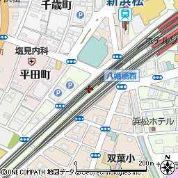 静岡県浜松市中央区海老塚町周辺の地図