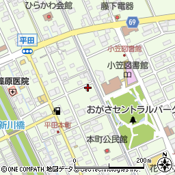 下新道公民館周辺の地図