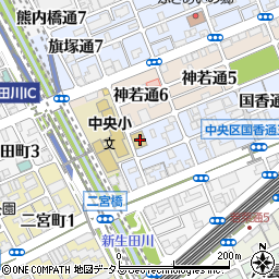 兵庫県神戸市中央区国香通6丁目3-12周辺の地図