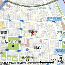 大阪府大阪市北区同心周辺の地図