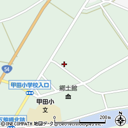 広島県安芸高田市甲田町上甲立377-3周辺の地図