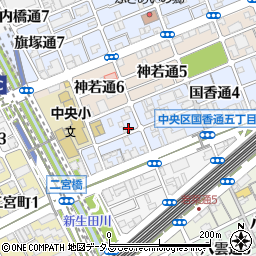 兵庫県神戸市中央区国香通6丁目3-2周辺の地図