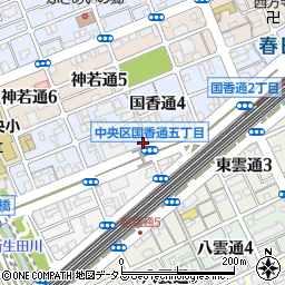 兵庫県神戸市中央区国香通5丁目1-1周辺の地図