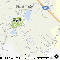静岡県牧之原市西山寺59周辺の地図