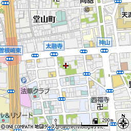 太融寺本坊周辺の地図