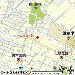 静岡県浜松市中央区雄踏町宇布見7850周辺の地図
