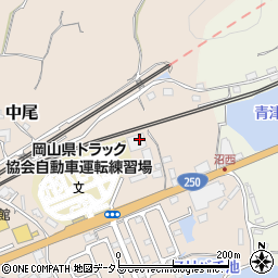 岡山県岡山市東区中尾371周辺の地図