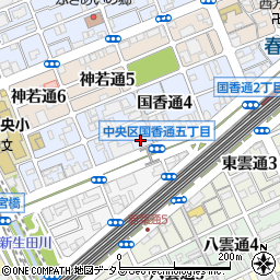 兵庫県神戸市中央区国香通5丁目1-30周辺の地図