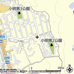 奈良県生駒市小明町2122-16周辺の地図