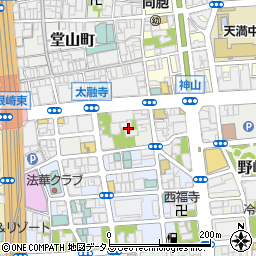 太融寺周辺の地図