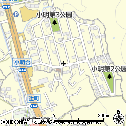 奈良県生駒市小明町2111-7周辺の地図