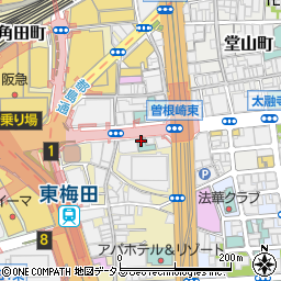 HAYAMA DINING ホテルドンクール大阪梅田店周辺の地図