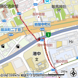 阪高ファインパーク日の出西駐車場周辺の地図