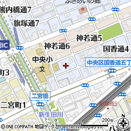 兵庫県神戸市中央区国香通6丁目3-21周辺の地図