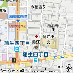 大阪精工社周辺の地図