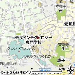静岡県浜松市中央区成子町185周辺の地図