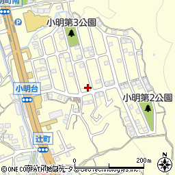 奈良県生駒市小明町2111-6周辺の地図