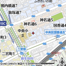 兵庫県神戸市中央区国香通6丁目3-19周辺の地図