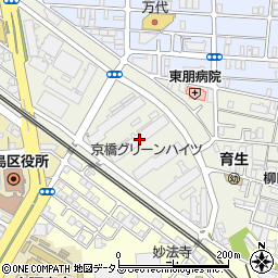 京橋グリーンハイツ２号棟周辺の地図