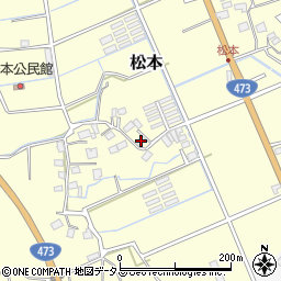 静岡県牧之原市松本185周辺の地図