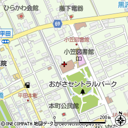 菊川市役所　教育委員会学校教育課周辺の地図