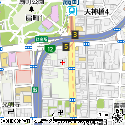 大阪府大阪市北区末広町3-3周辺の地図