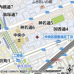 兵庫県神戸市中央区国香通6丁目3-27周辺の地図